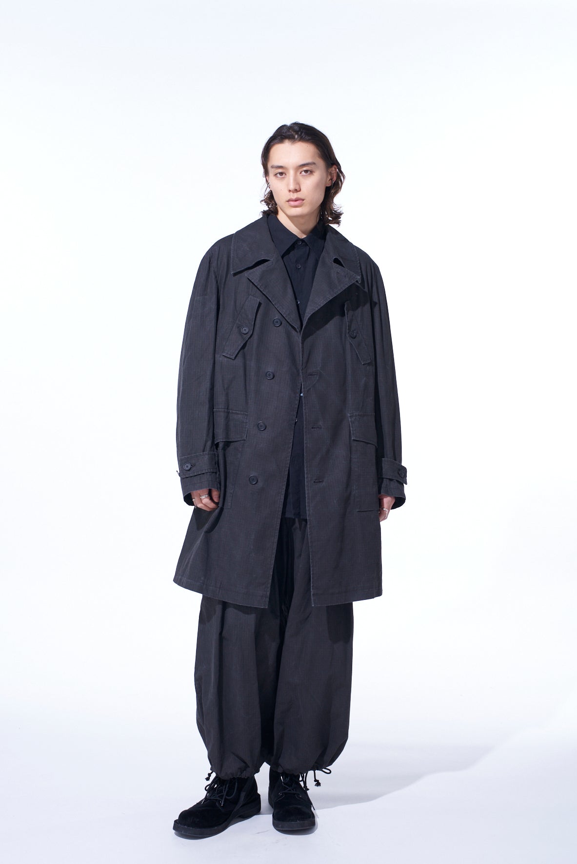 PIGMENT PRINT RIPSTOP MILITARY COAT