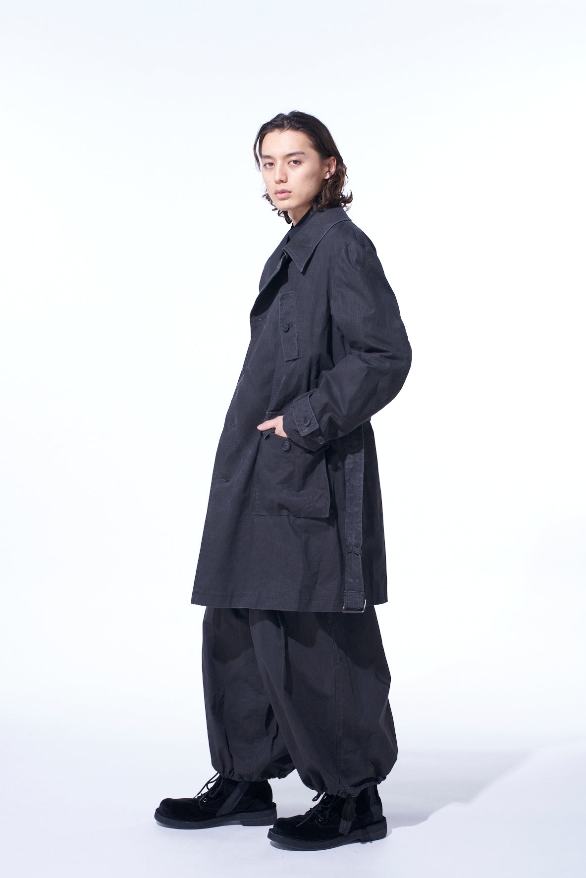 PIGMENT PRINT RIPSTOP MILITARY COAT