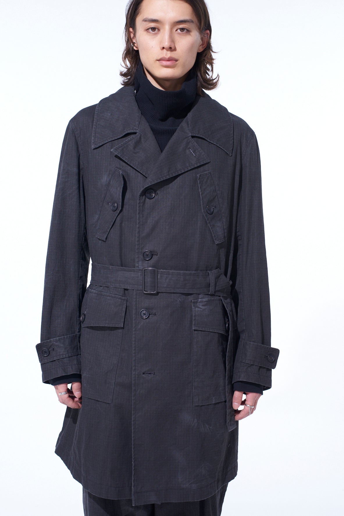 PIGMENT PRINT RIPSTOP MILITARY COAT – THE SHOP YOHJI YAMAMOTO PIGMENT PRINT RIPSTOP MILITARY COAT – THE SHOP YOHJI YAMAMOTO