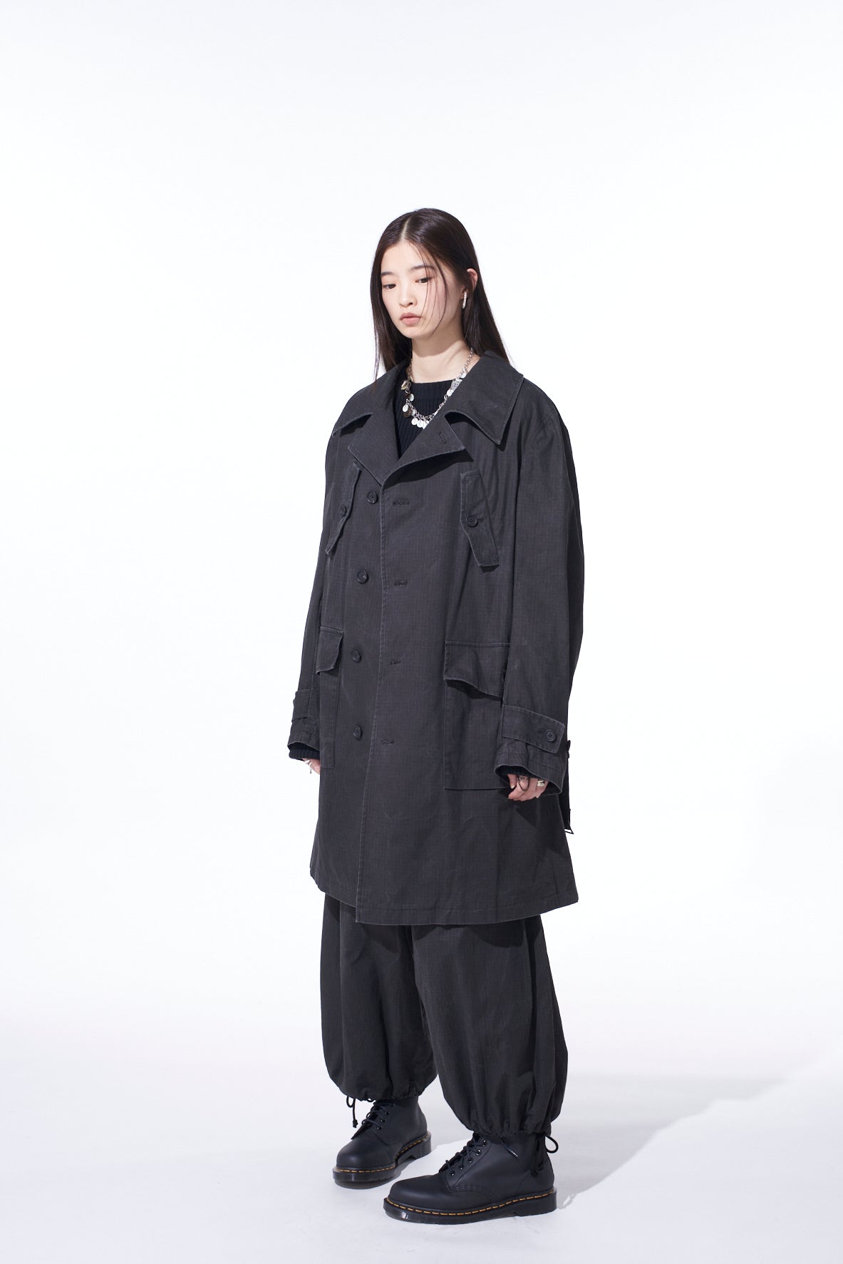 PIGMENT PRINT RIPSTOP MILITARY COAT