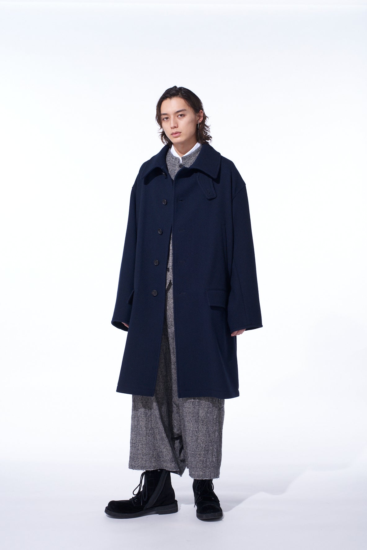 4/24 KERSEY OVERSIZED STAND COLLAR COAT