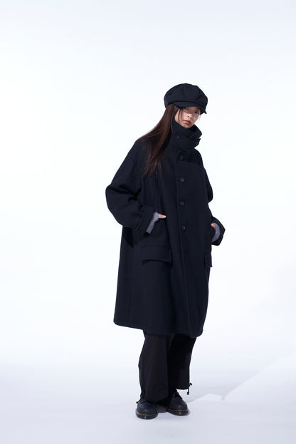 4/24 KERSEY OVERSIZED STAND COLLAR COAT