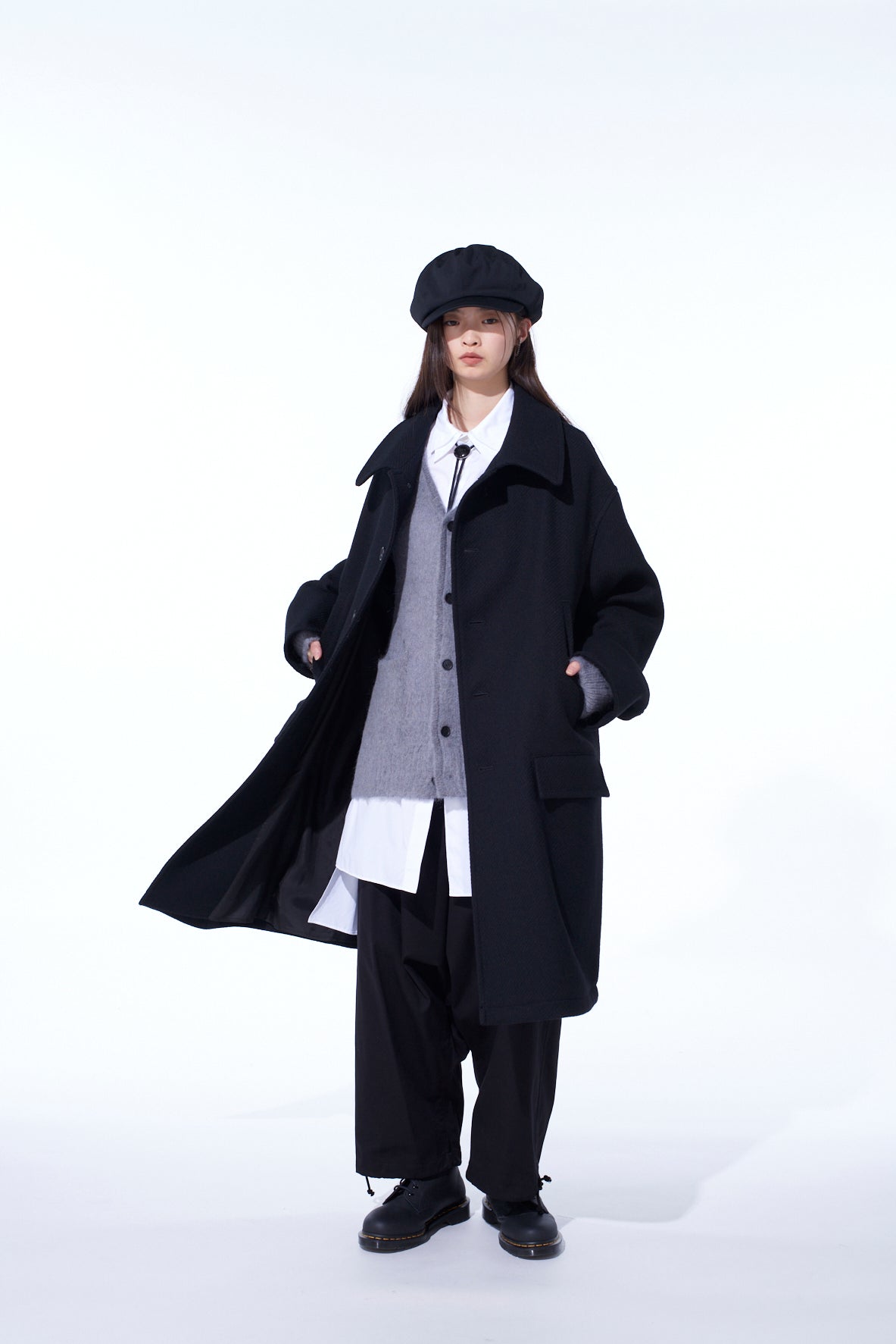 4/24 KERSEY OVERSIZED STAND COLLAR COAT