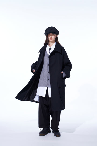 4/24 KERSEY OVERSIZED STAND COLLAR COAT