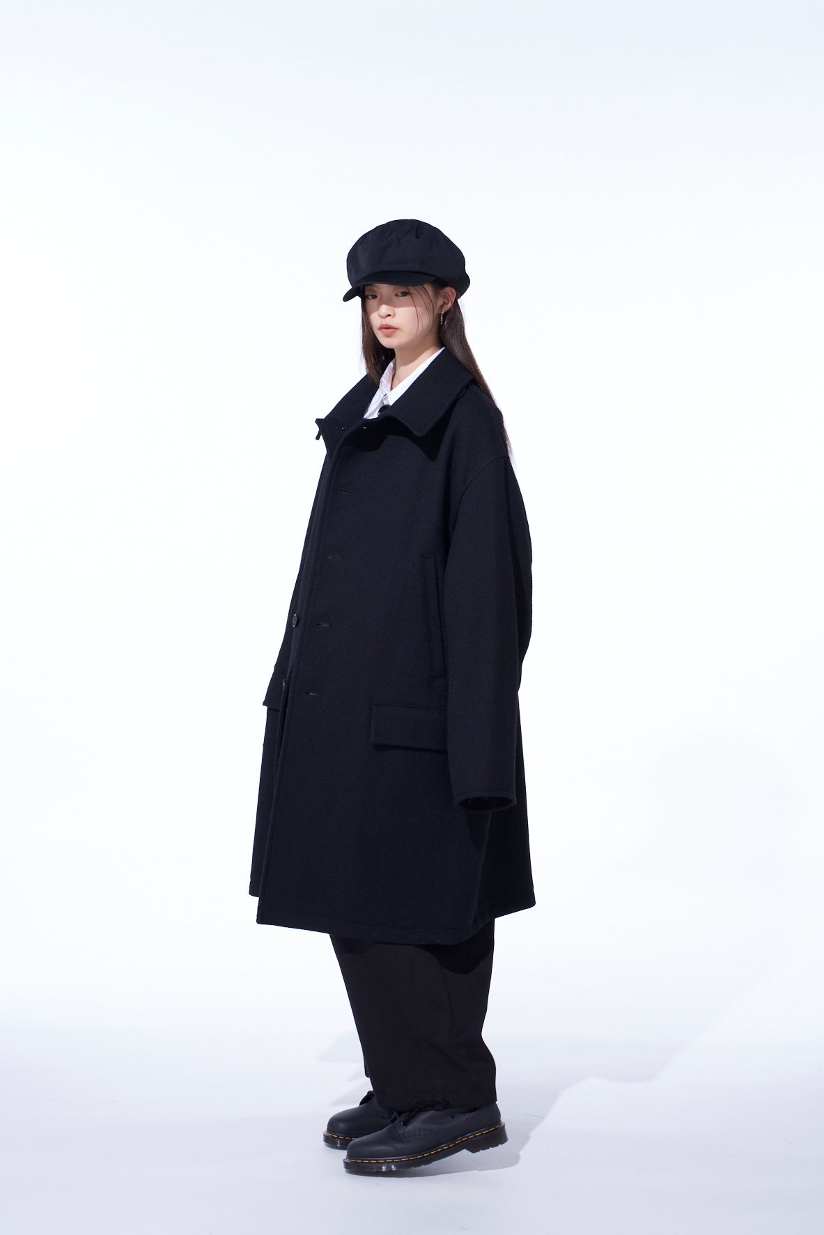 4/24 KERSEY OVERSIZED STAND COLLAR COAT