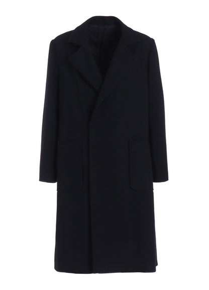 4/24 KERSEY TUBE LAPEL DOUBLE LONG COAT
