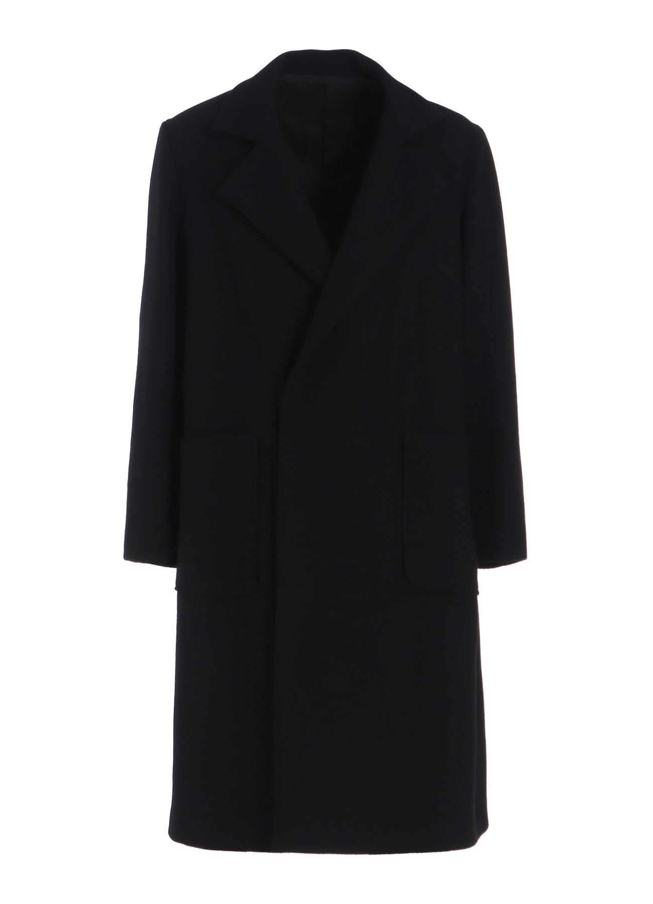 4/24 KERSEY TUBE LAPEL DOUBLE LONG COAT