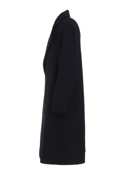 4/24 KERSEY TUBE LAPEL DOUBLE LONG COAT