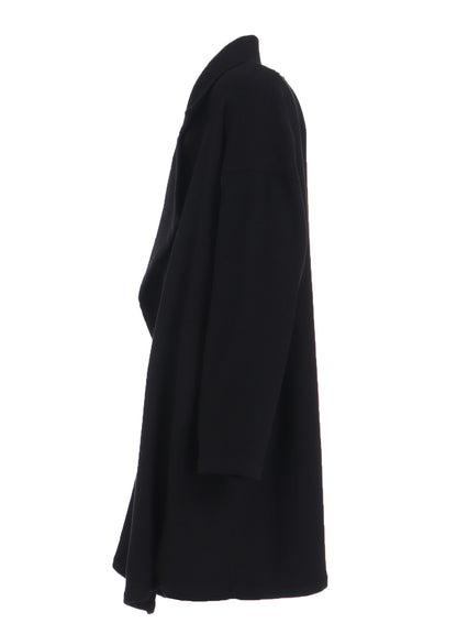 4/24 KERSEY FRAME DOUBLE COLLAR DRAPE COAT