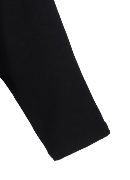 4/24 KERSEY FRAME DOUBLE COLLAR DRAPE COAT