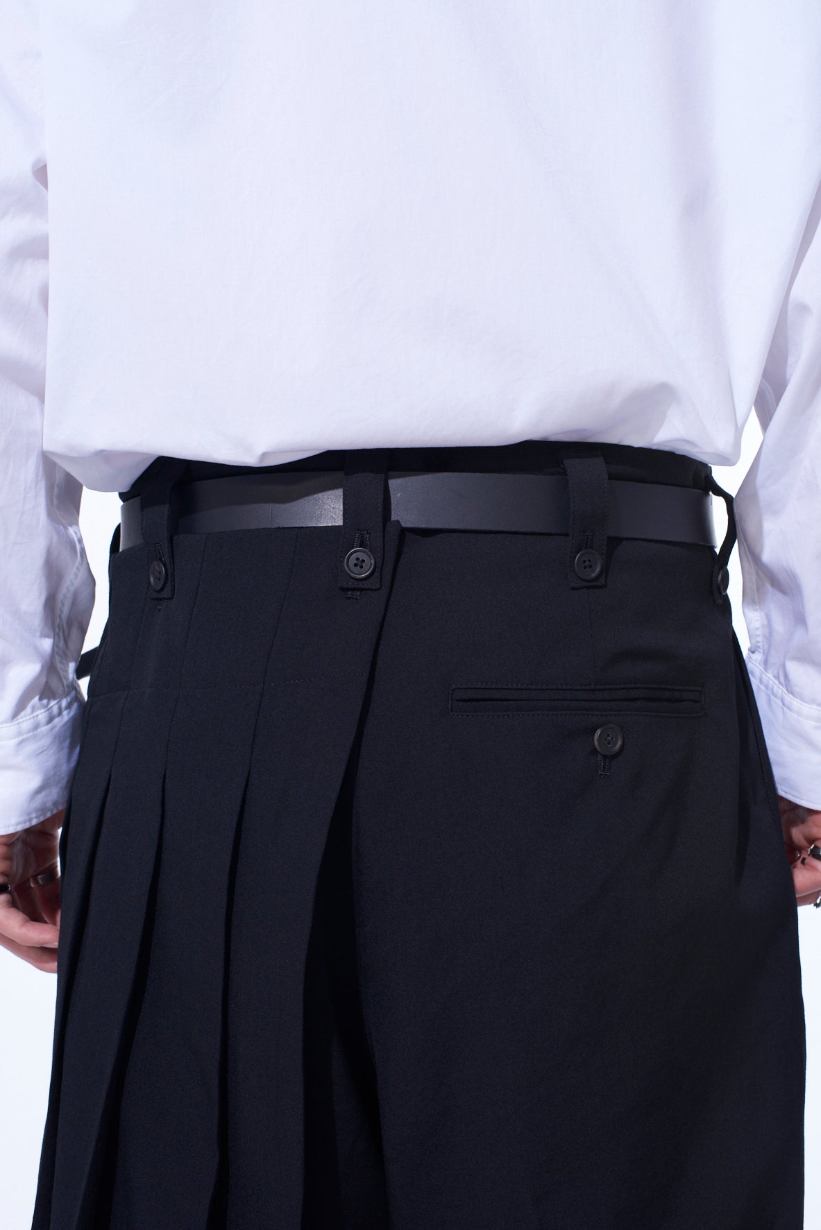 COW LEATHER DOUBLE BELT