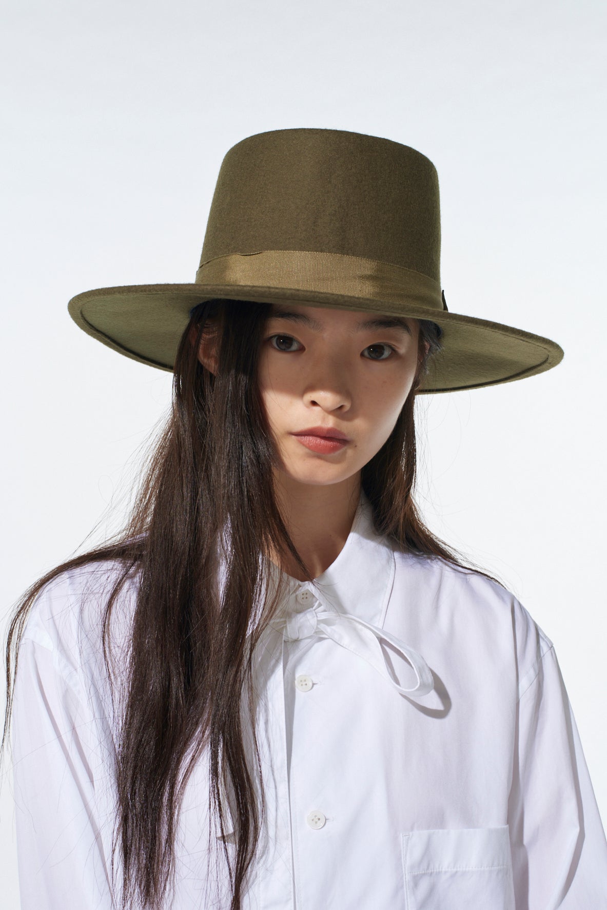 WOOL FELT WIDE BRIM HAT – THE SHOP YOHJI YAMAMOTO