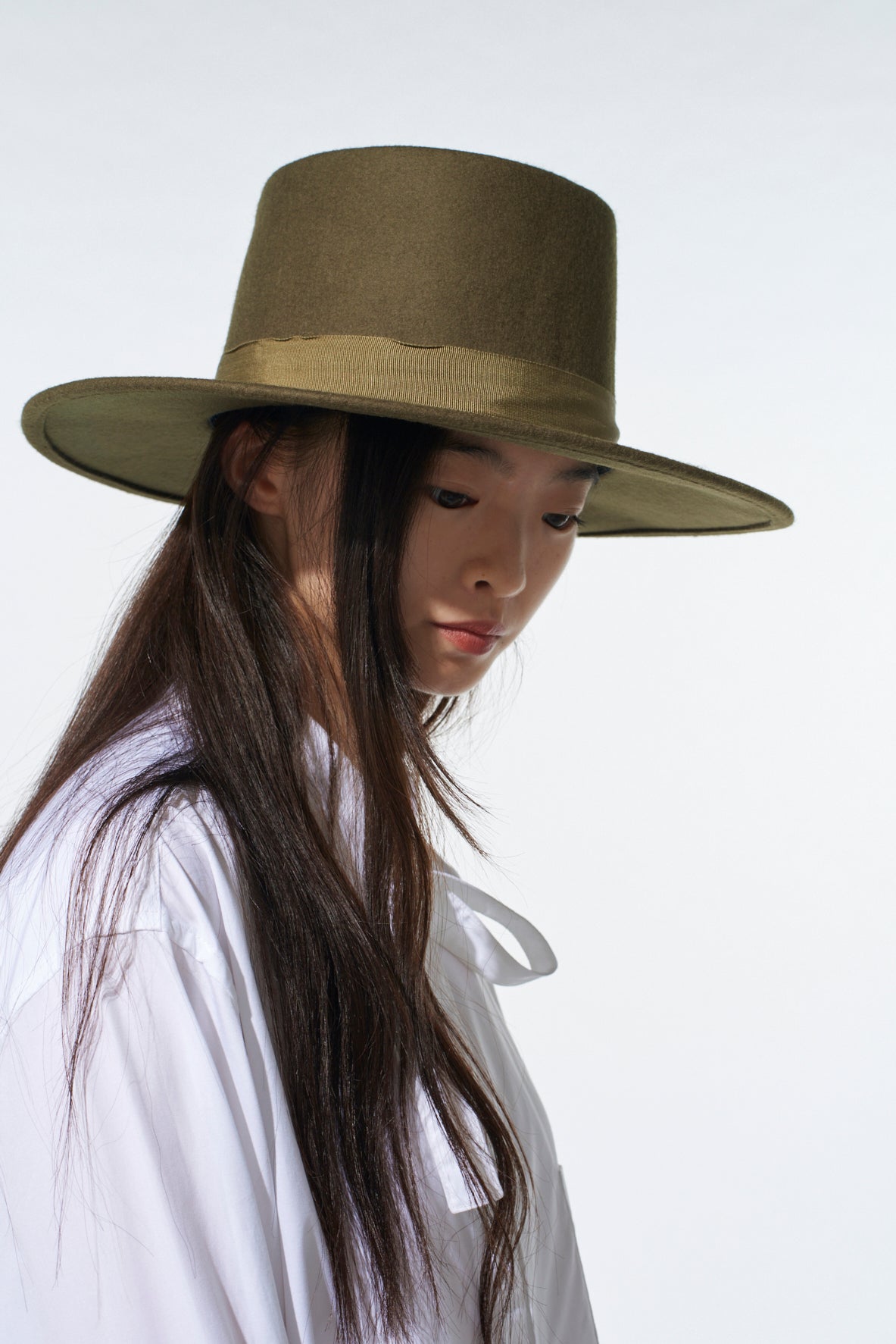 WOOL FELT WIDE BRIM HAT – THE SHOP YOHJI YAMAMOTO