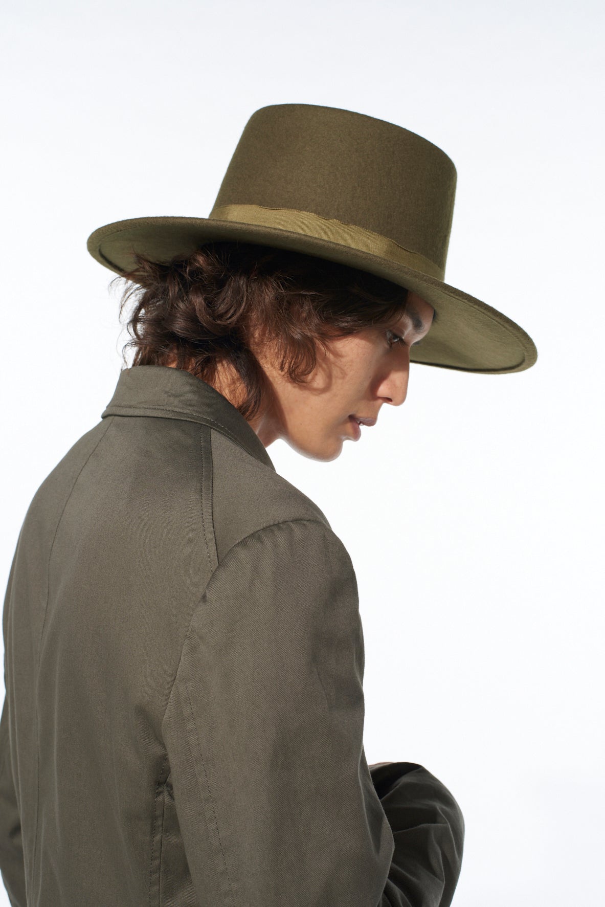 WOOL FELT WIDE BRIM HAT – THE SHOP YOHJI YAMAMOTO