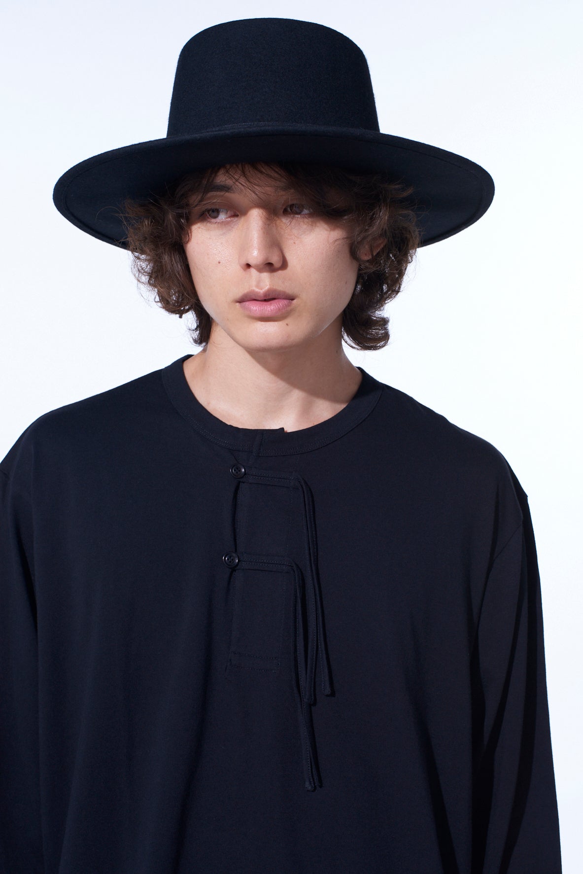帽子 S'YTE YOHJI YAMAMOTO WOOL LONG BRIM HAT WOOL FELT WIDE BRIM HAT – THE SHOP YOHJI YAMAMOTO