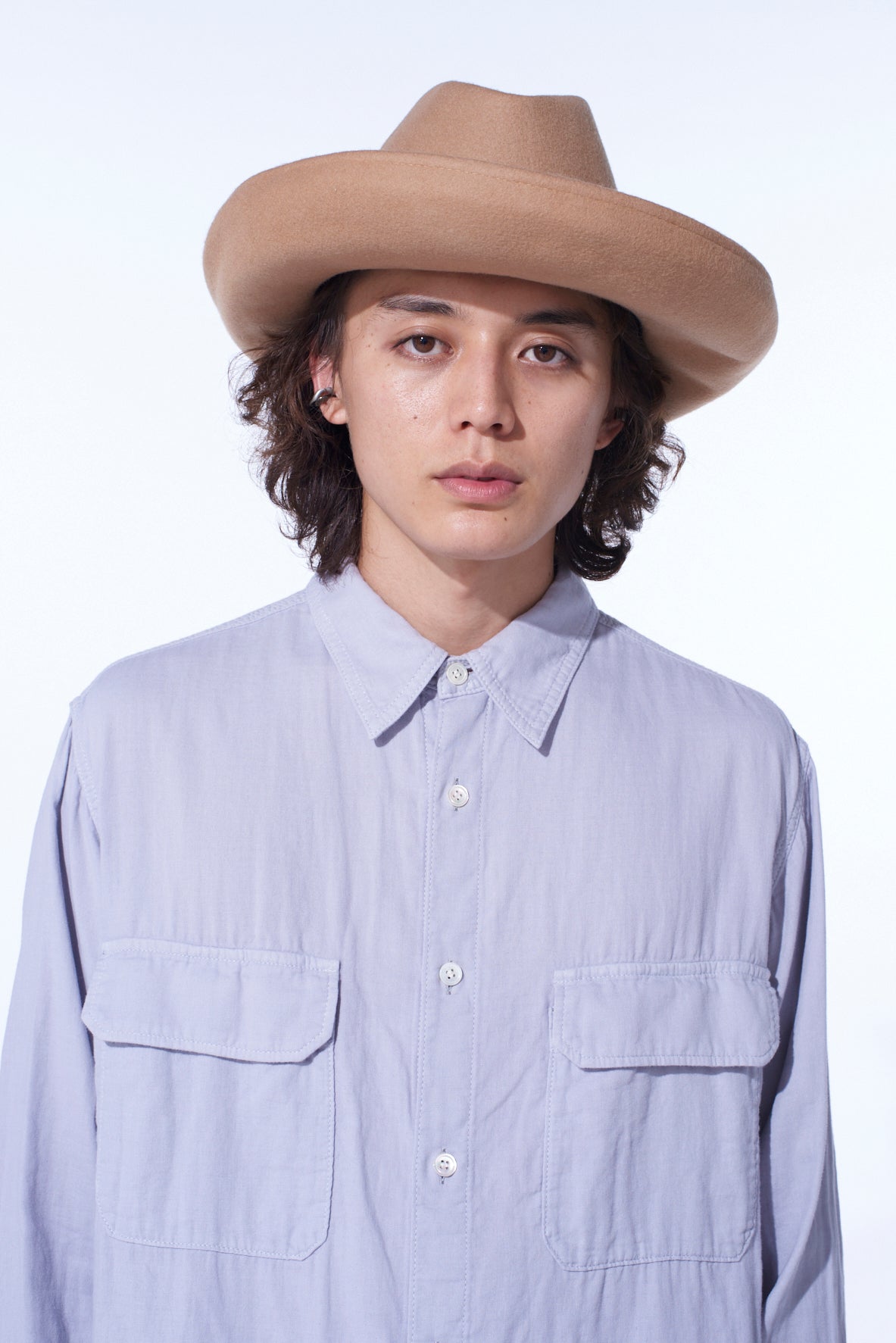WOOL FELT ROLLABLE BRIM MOUNTAIN HAT – THE SHOP YOHJI YAMAMOTO
