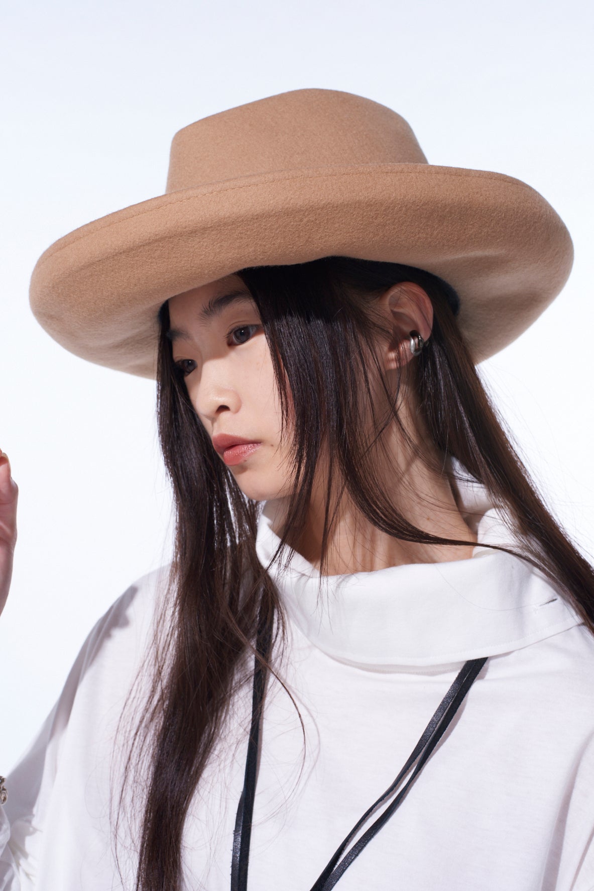 WOOL FELT ROLLABLE BRIM MOUNTAIN HAT – THE SHOP YOHJI YAMAMOTO