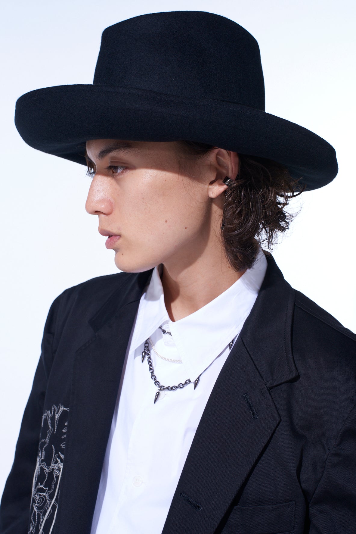 WOOL FELT ROLLABLE BRIM MOUNTAIN HAT – THE SHOP YOHJI YAMAMOTO