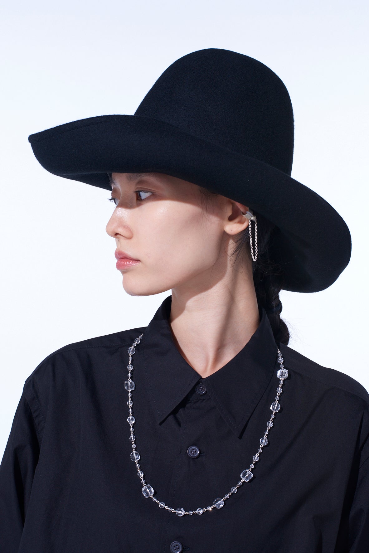 TIGHTBOOTH PRODUCTION LOOP BOA HAT 黒 WOOL FELT ROLLABLE BRIM MOUNTAIN HAT – THE SHOP YOHJI YAMAMOTO