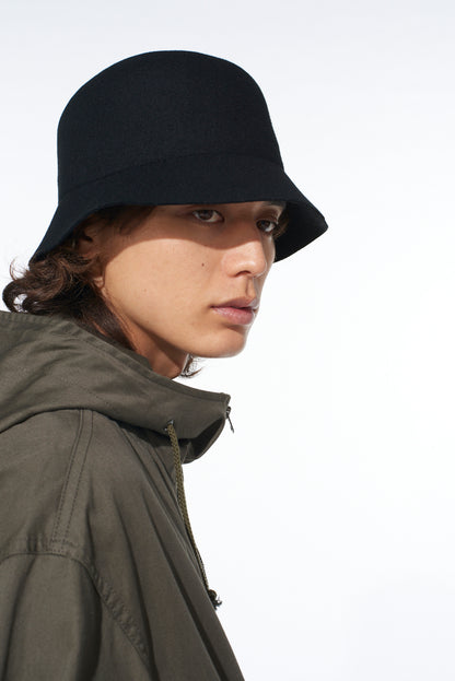 WOOL FELT COMPACT HAT