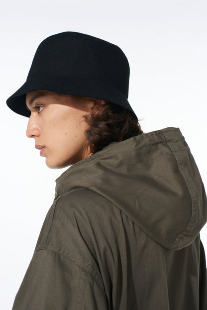 WOOL FELT COMPACT HAT