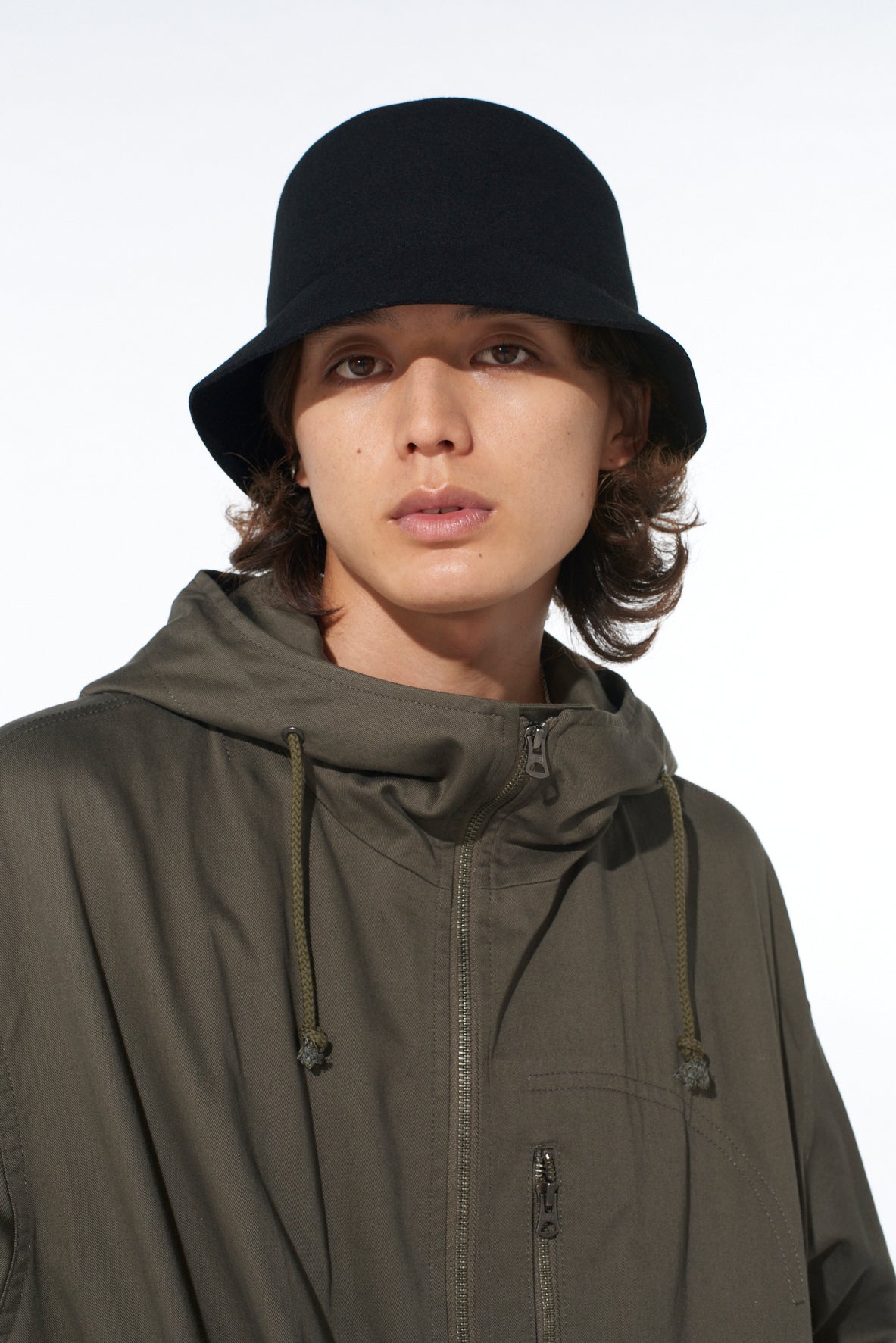 WOOL FELT COMPACT HAT