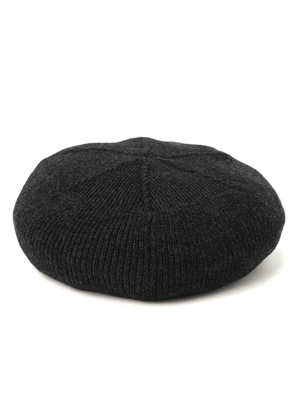 WOOL NYLON KNIT CASQUETTE