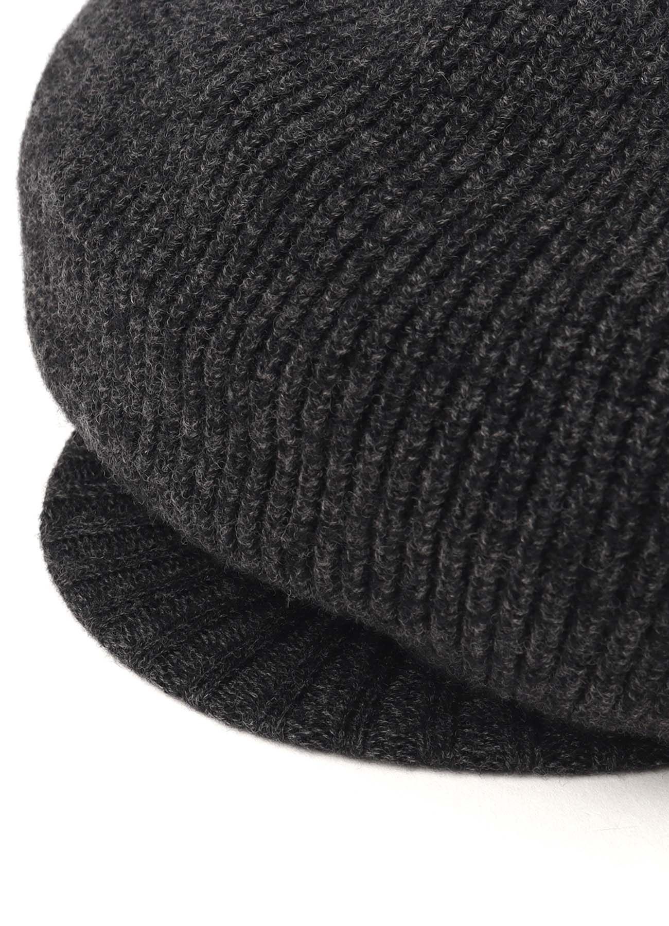 WOOL NYLON KNIT CASQUETTE