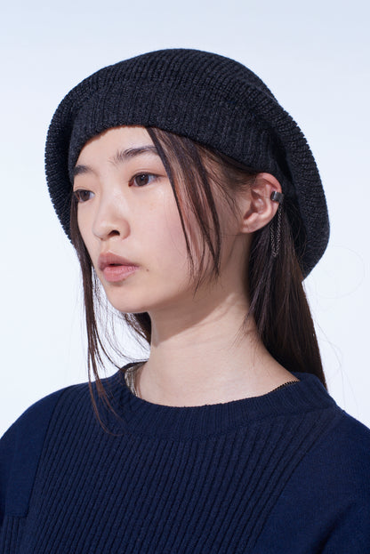 WOOL NYLON KNIT CASQUETTE