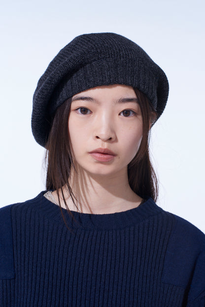 WOOL NYLON KNIT CASQUETTE