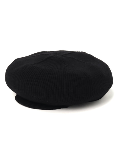 WOOL NYLON KNIT CASQUETTE