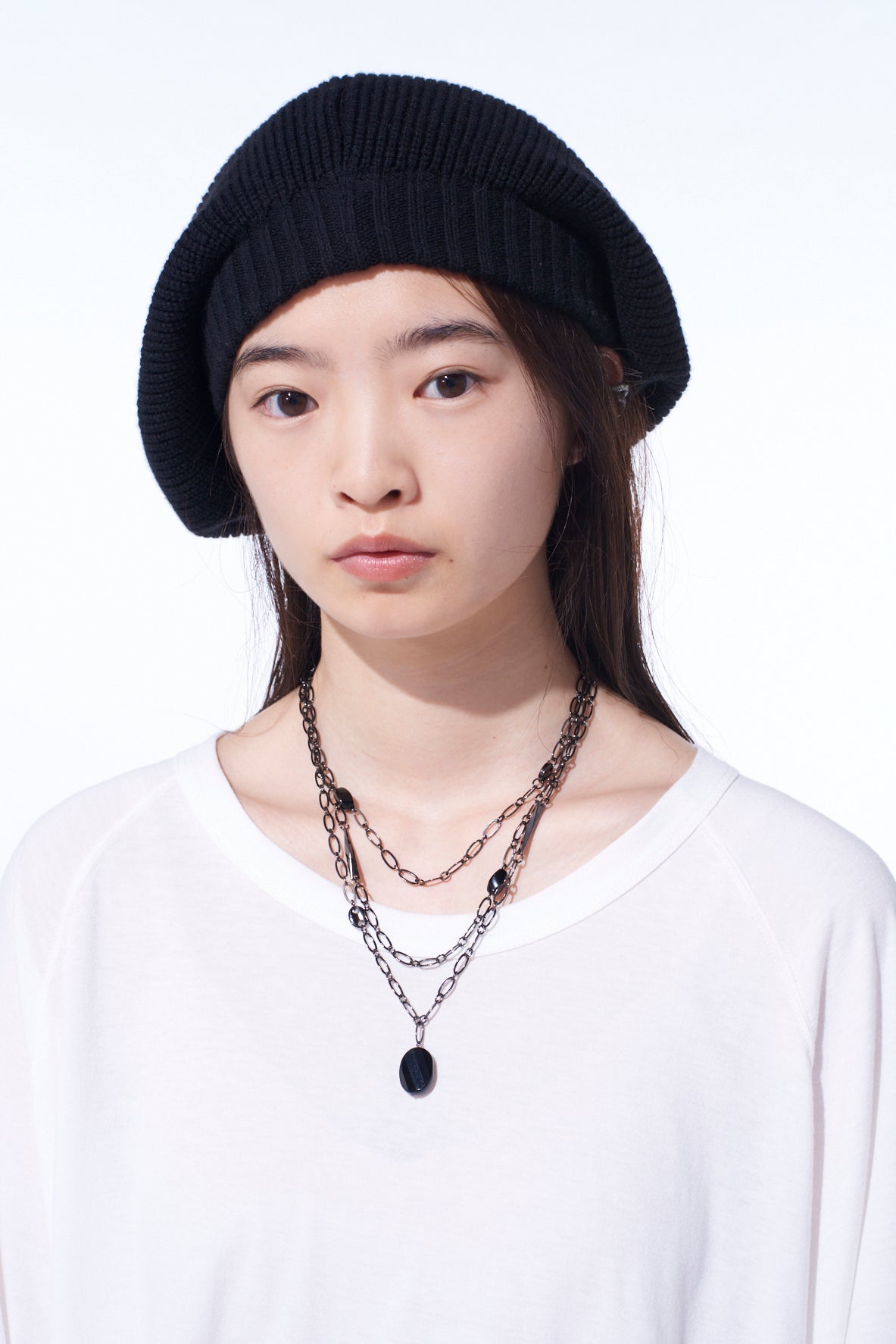 WOOL NYLON KNIT CASQUETTE
