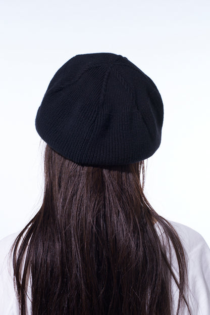 WOOL NYLON KNIT CASQUETTE