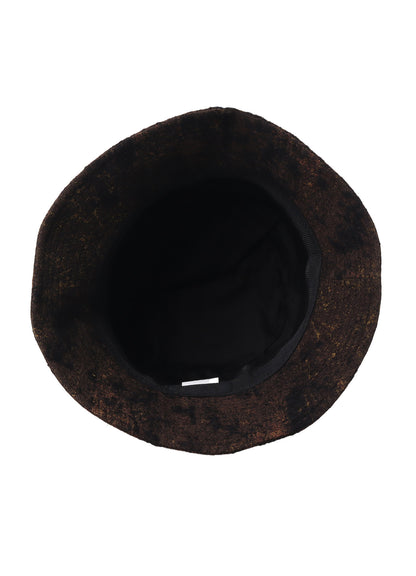 CHECK JACQUARD BUCKET HAT