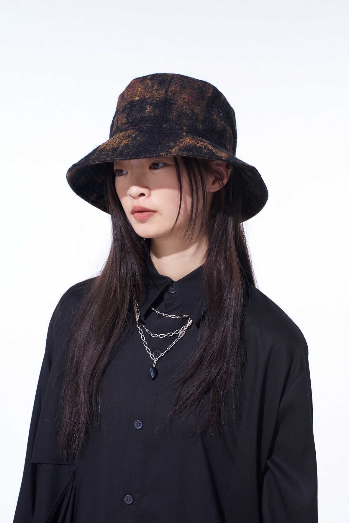 CHECK JACQUARD BUCKET HAT – THE SHOP YOHJI YAMAMOTO