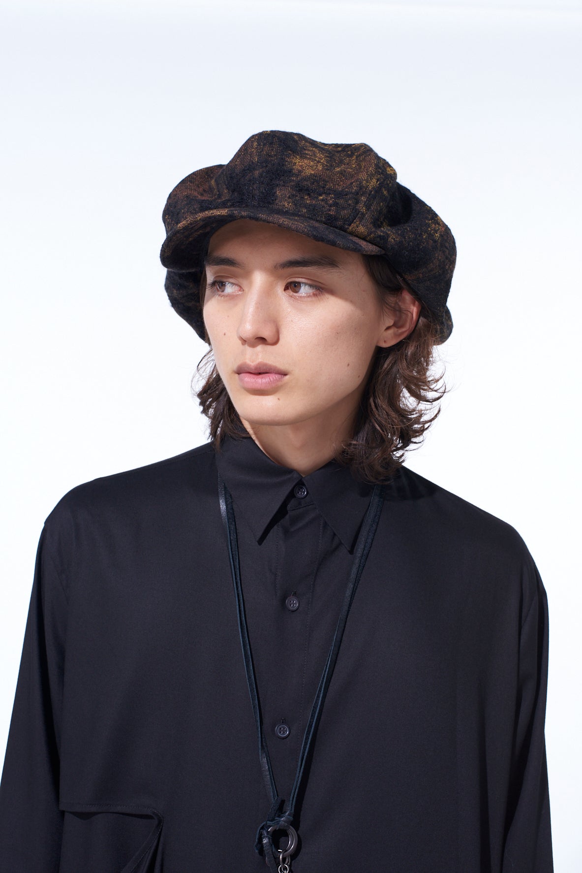 CHECK JACQUARD CASQUETTE – THE SHOP YOHJI YAMAMOTO