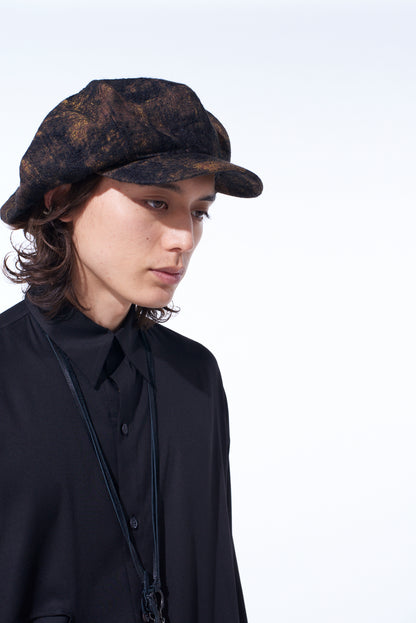 CHECK JACQUARD CASQUETTE