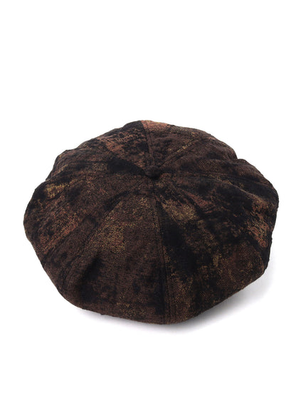 CHECK JACQUARD CASQUETTE