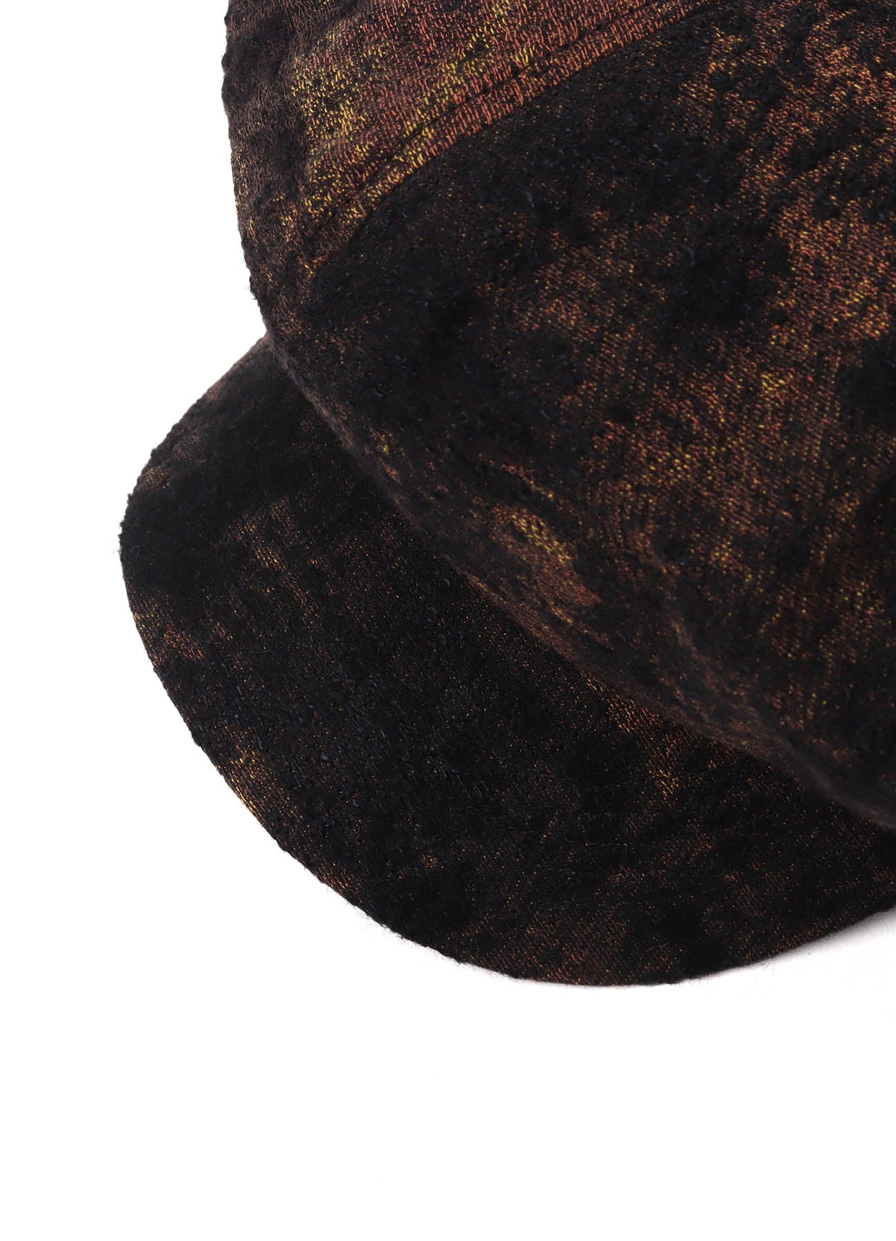 CHECK JACQUARD CASQUETTE