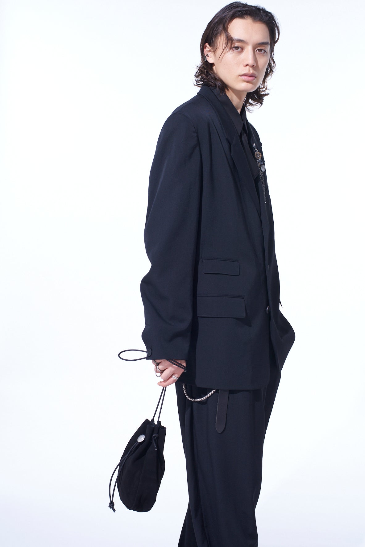 COW BUCKSKIN CONCHO SHOULDER BAG