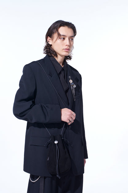 COW BUCKSKIN CONCHO SHOULDER BAG