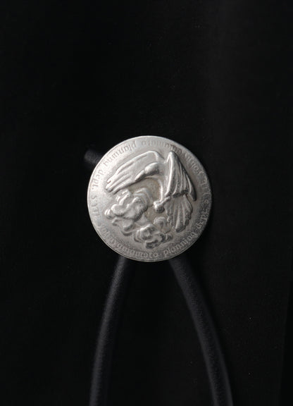 COW LEATHER CONCHO SHOULDER BAG