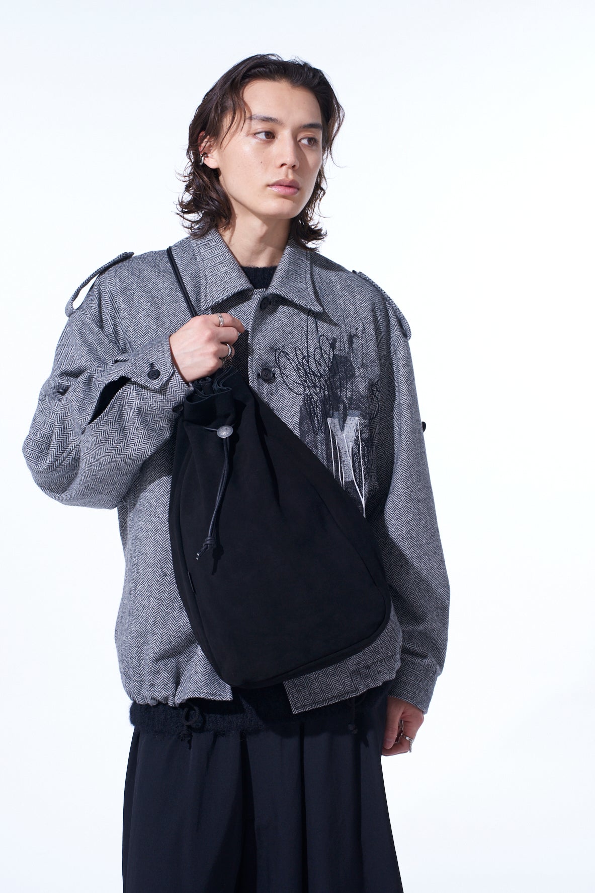 COW BUCKSKIN CONCHO MINI BONSACK