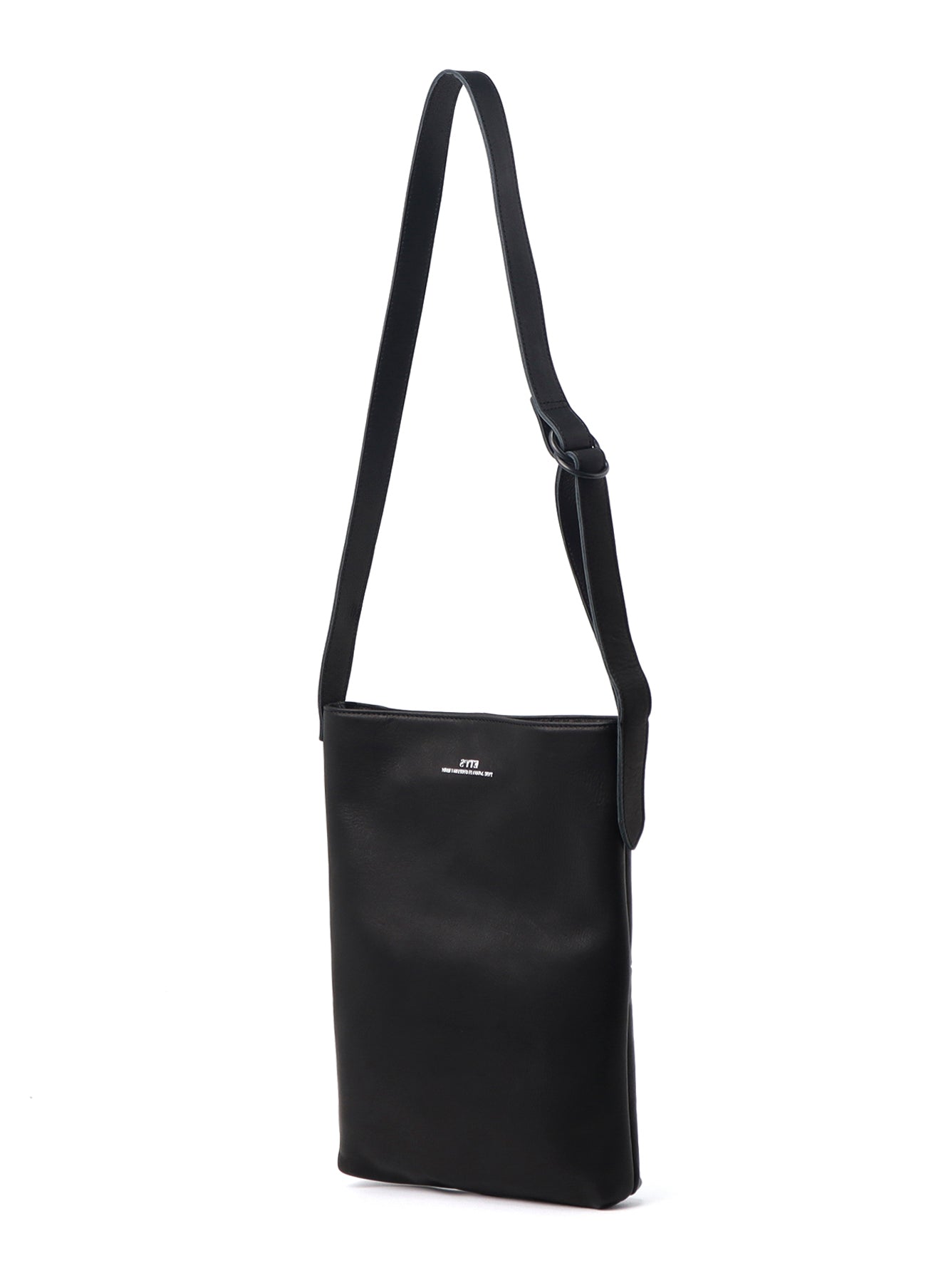 LEATHER PANEL SHOULDER BAG