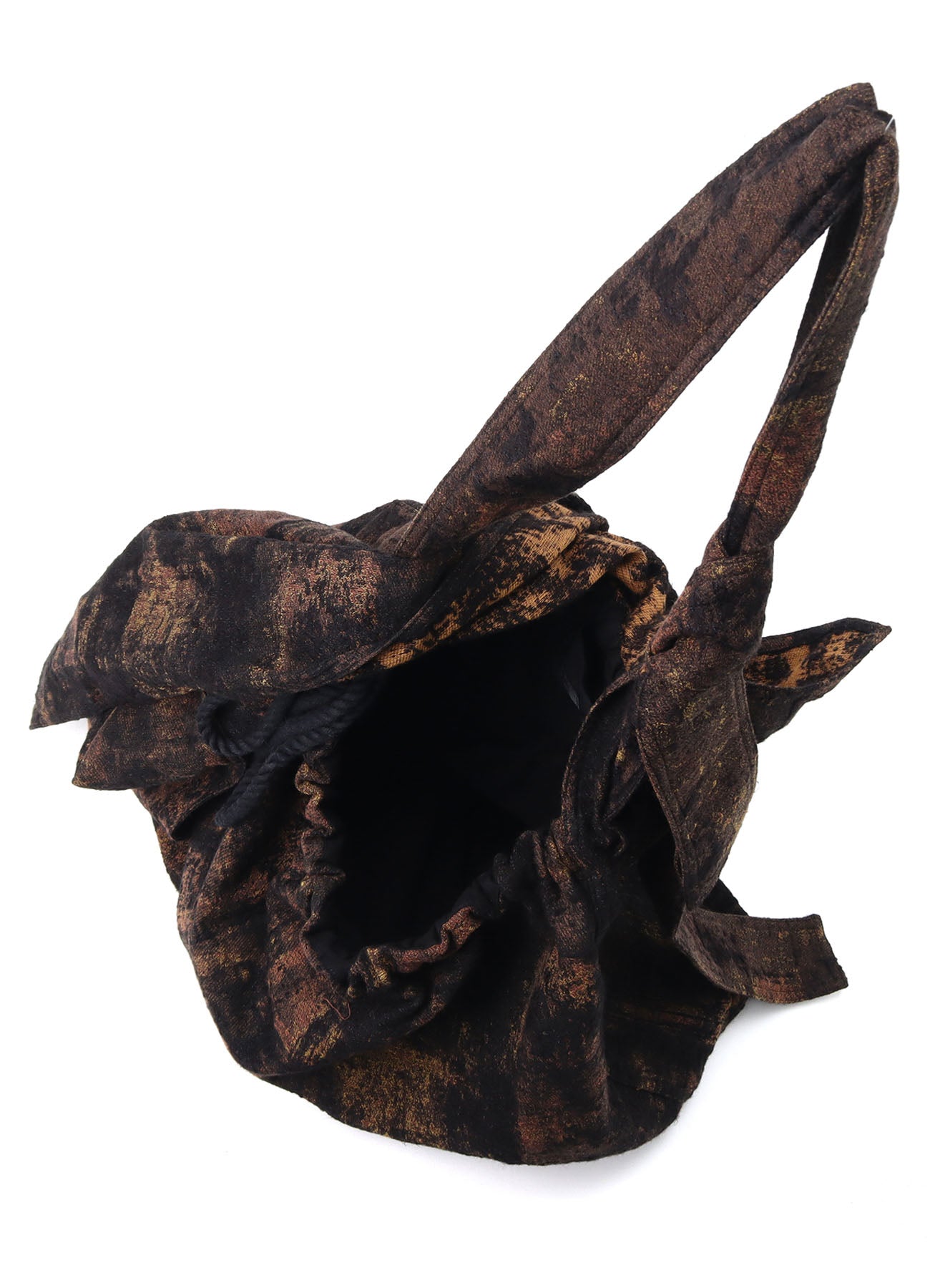 CHECK JACQUARD DRAPED SHOULDER BAG – THE SHOP YOHJI YAMAMOTO