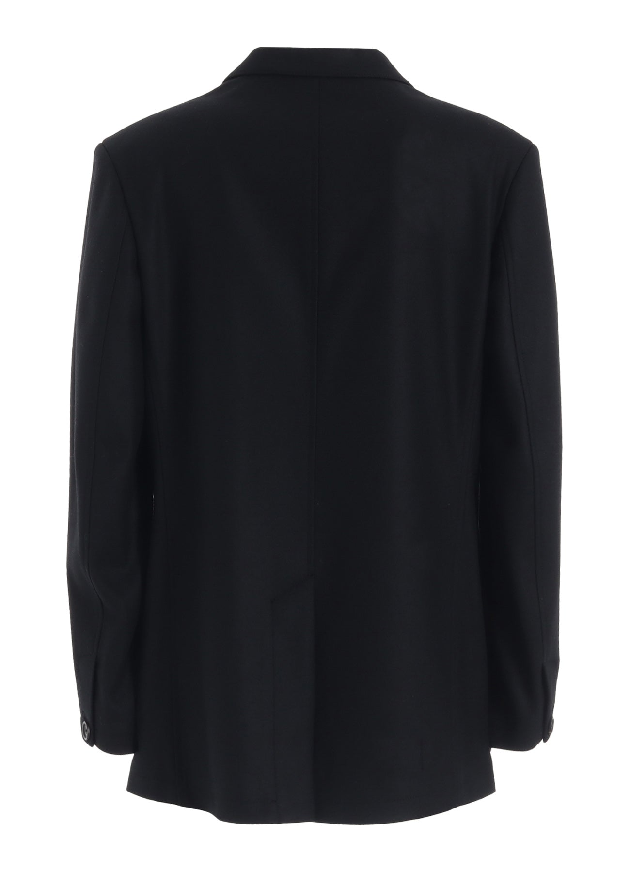 LAMB WOOL PRINTED MESSEGE EMBROIDERY TAILORED JACKET