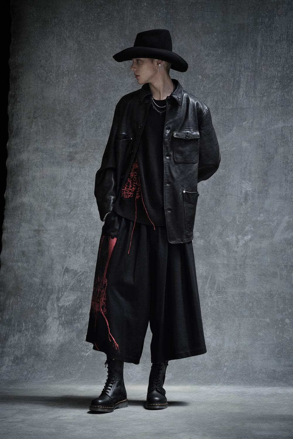 WASHED SHEEP LEATHER COVERALL WITH WORKWEAR DETAILS – THE SHOP