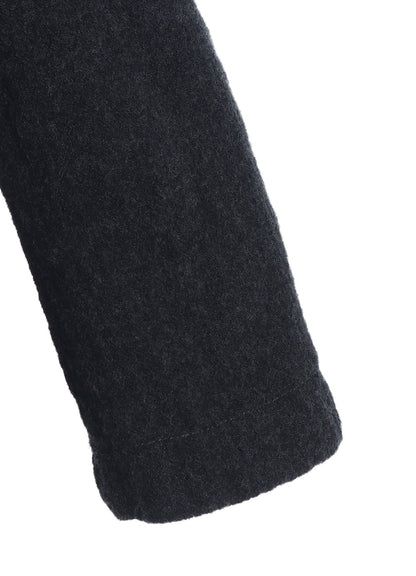 WOOL GAUZE SEMI-PEAKED JACKET