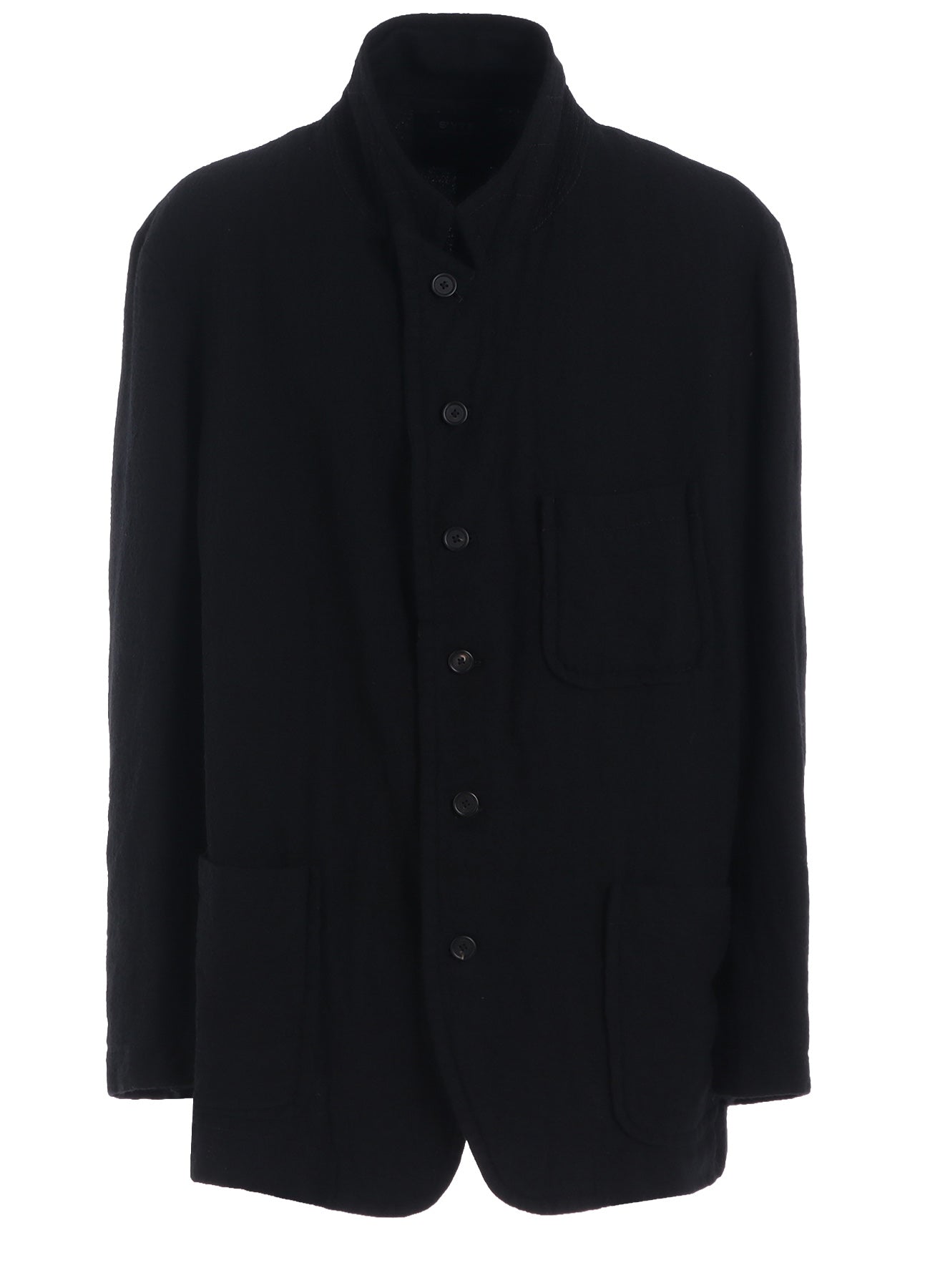 WOOL GAUZE SEMI-PEAKED JACKET – THE SHOP YOHJI YAMAMOTO