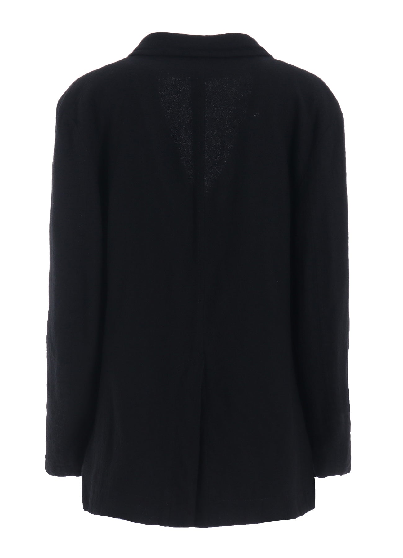 WOOL GAUZE SEMI-PEAKED JACKET – THE SHOP YOHJI YAMAMOTO